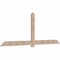 Ekena Millwork Eugene Smooth Timber Gable Bracket, Douglas Fir, 108"W x 40"H x 1 1/2"D x 5 1/2"F, 9/12 Pitch GBW108X40X0206EUG00SDF - alternate 3